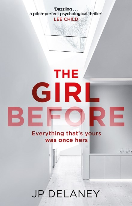 The Girl Before by J P Delaney book cover