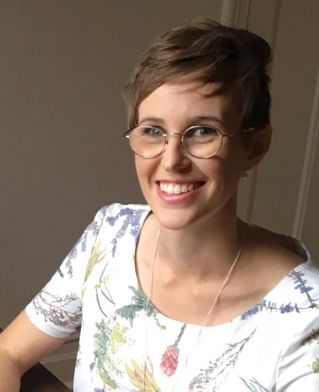 Pic of Margot with a super cheesy grin 